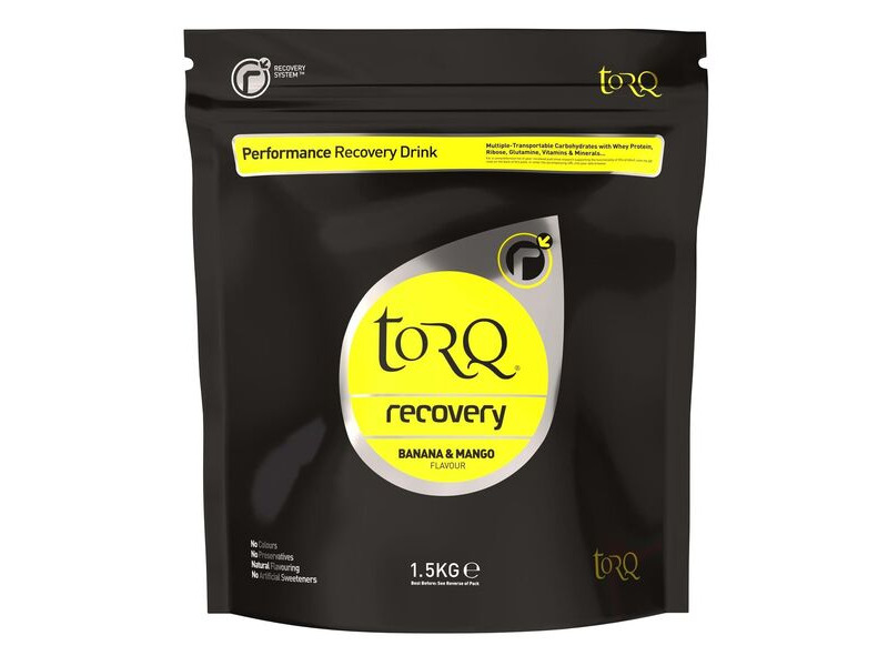 Torq Fitness Recovery Drink (1 X 1.5kg): Banana & Mango click to zoom image