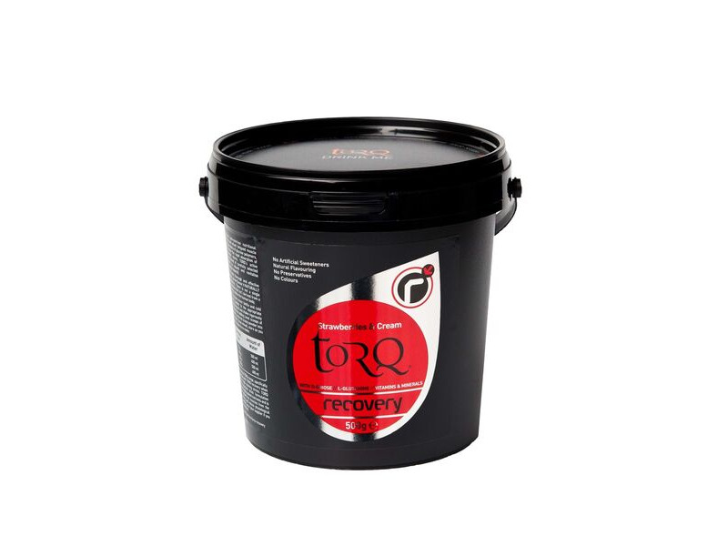 Torq Fitness Recovery Drink (1 X 500g): Strawberries & Cream click to zoom image