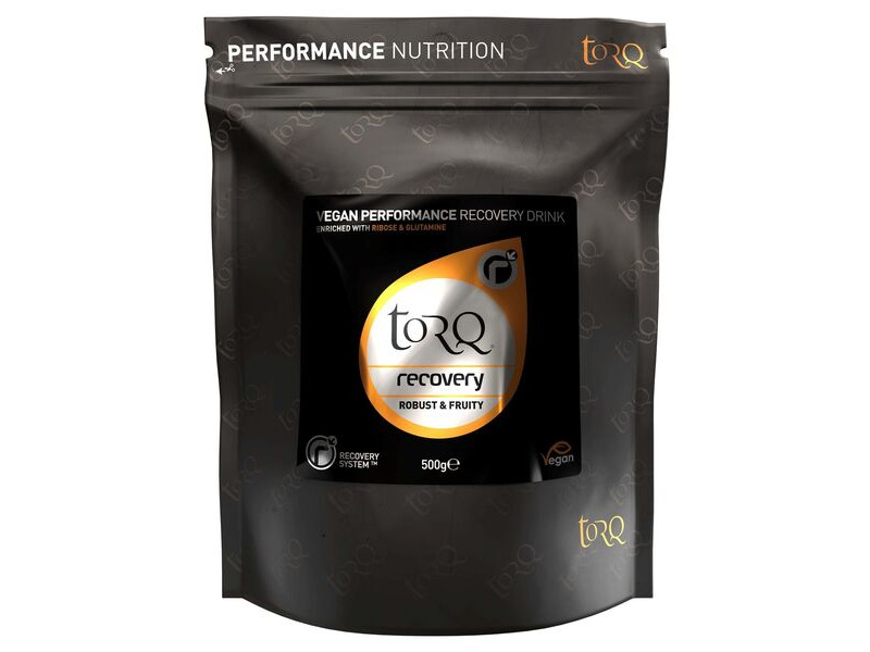 Torq Fitness Vegan Recovery Drink (1 X 500g): Robust & Fruity click to zoom image