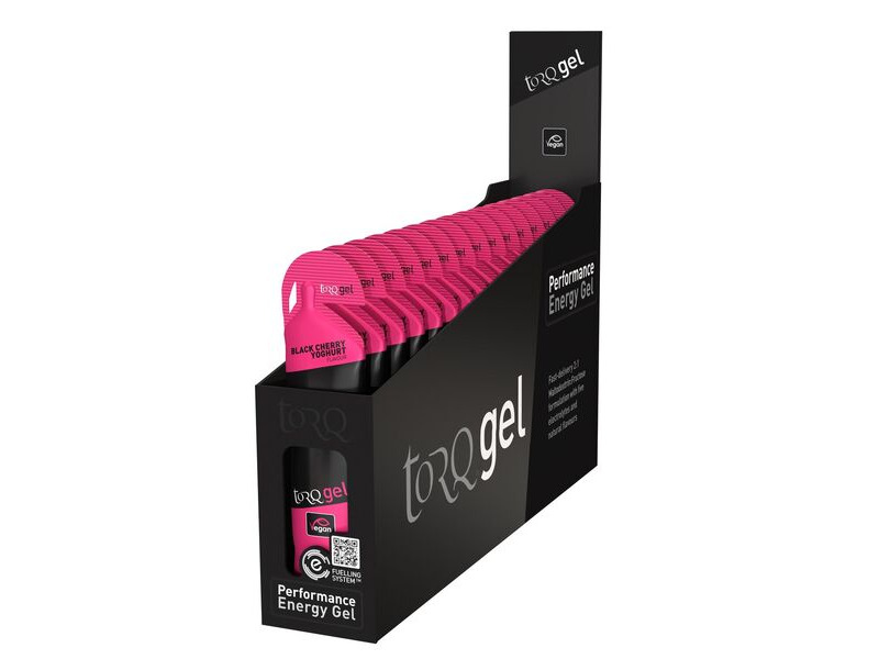 Torq Fitness Torq Energy Gel (1x45g) Black Cherry Yoghurt click to zoom image