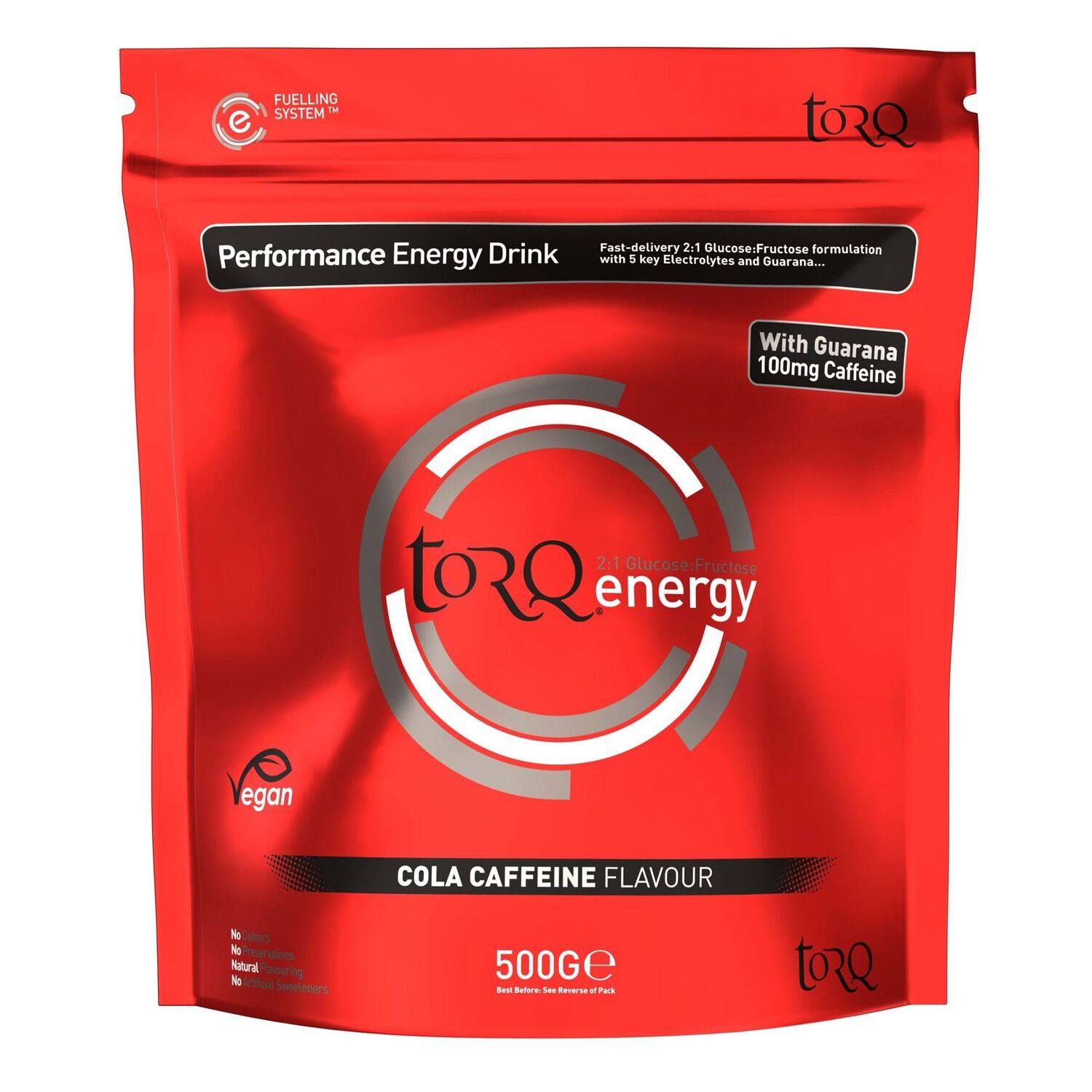 Torq Fitness Energy Caffeine Drink (1 X 500g): Cola