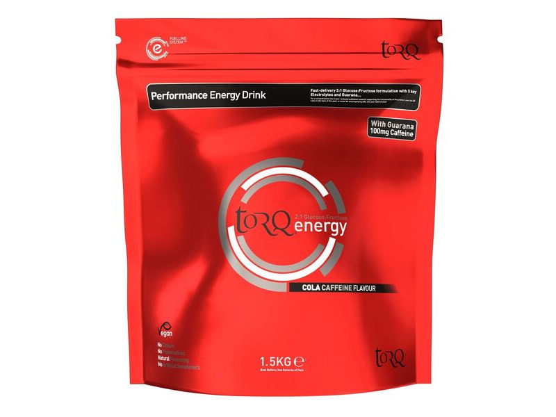 Torq Fitness Energy Caffeine Drink (1 X 1.5kg): Cola click to zoom image