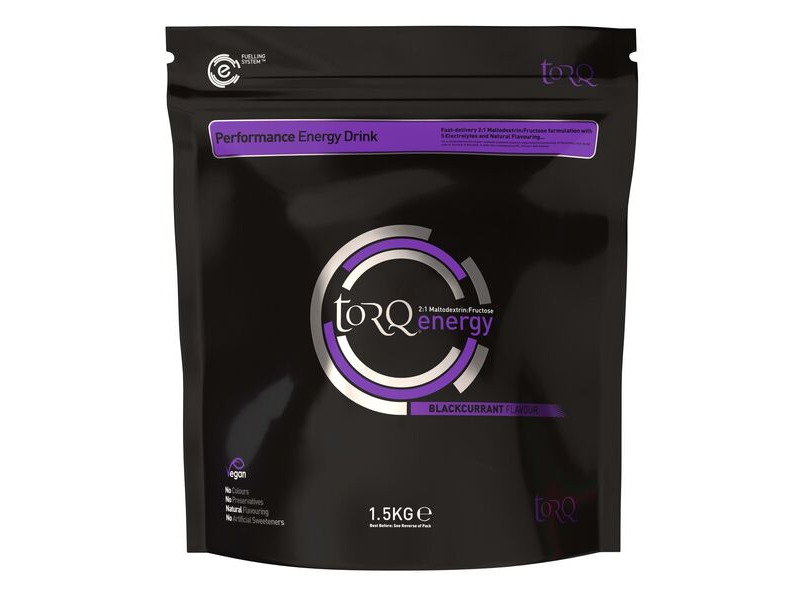 Torq Fitness Energy Drink (1 X 1.5kg): Blackcurrant click to zoom image