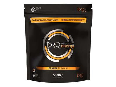 Torq Fitness Natural Energy Drink (1 X 500g): Orange