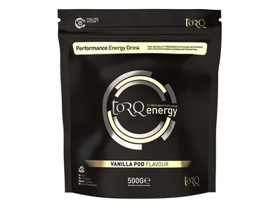 Torq Fitness Natural Energy Drink (1 X 500g): Vanilla Pod