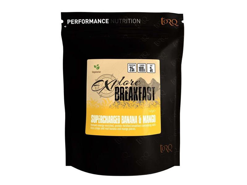 Torq Fitness Explore Breakfast Cereal: Banana & Mango 146g click to zoom image