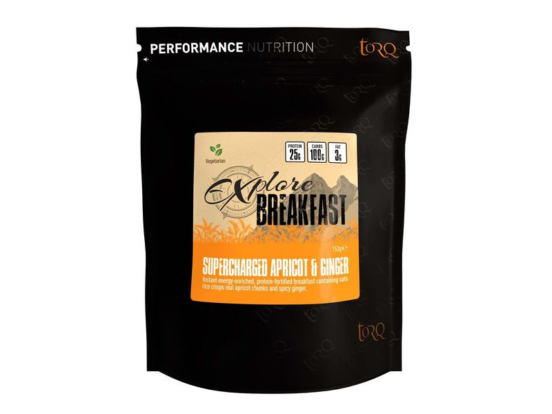 Torq Fitness Explore Breakfast Cereal: Apricot & Ginger 146g click to zoom image