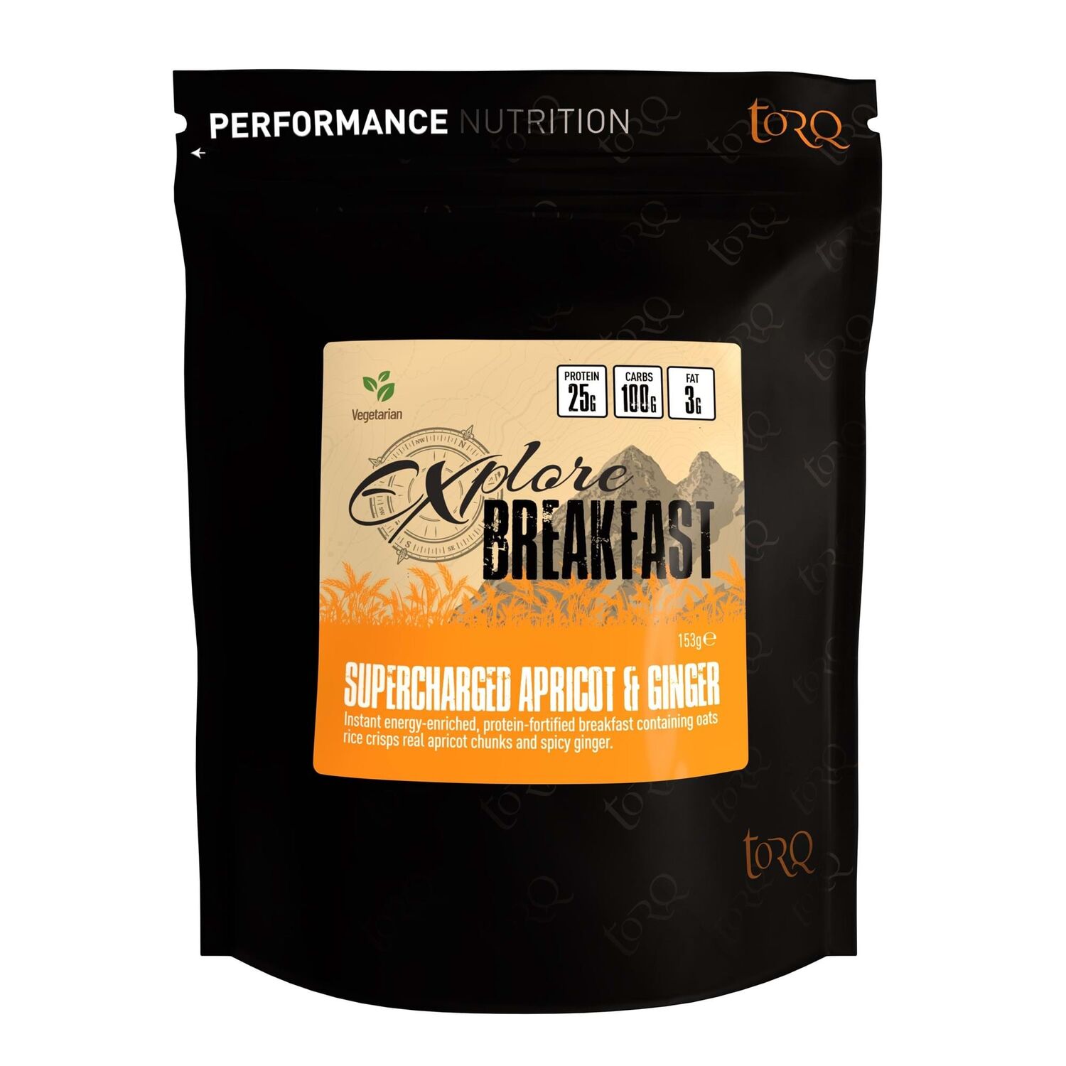 Torq Fitness Explore Breakfast Cereal: Apricot & Ginger 146g