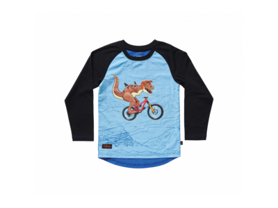 Kids Ride Shotgun Kids Dino Windproof Jersey