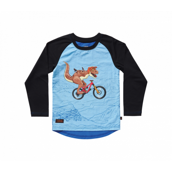 Kids Ride Shotgun Kids Dino Windproof Jersey click to zoom image