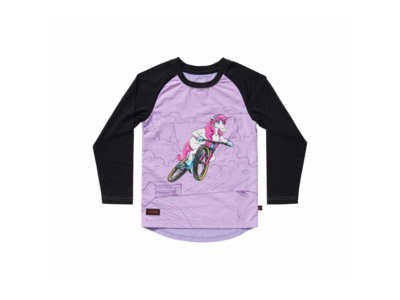 Kids Ride Shotgun Kids Unicorn Windproof Jersey