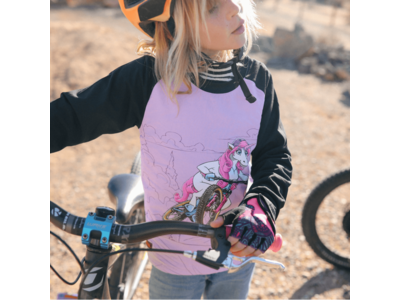 Kids Ride Shotgun Kids Unicorn Windproof Jersey click to zoom image