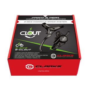 Clarks Cycle Systems E-Clout Hydraulic 180/160 E-Brake Disc Brakeset click to zoom image
