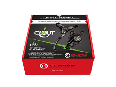 Clarks Cycle Systems E-Clout Hydraulic 180/160 E-Brake Disc Brakeset click to zoom image