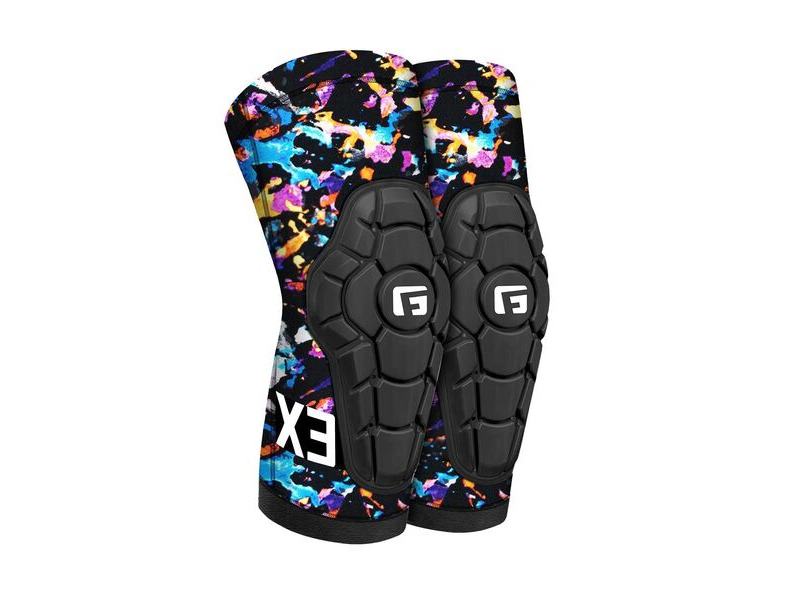 G-FORM Youth Pro-X3 Knee Guard Fun Drip click to zoom image