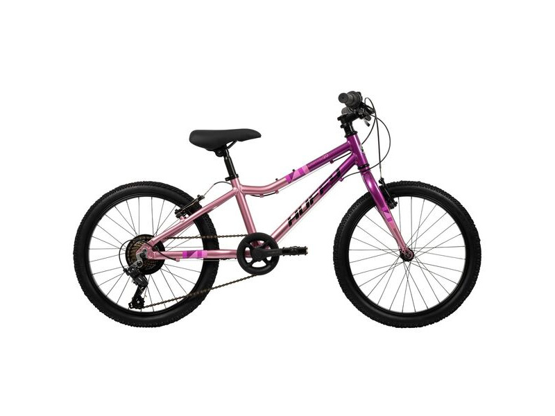 Huffy Bikes Literide 20" - 7 Speed Junior Bike : Neon Nebula Pink/Grey 20" click to zoom image