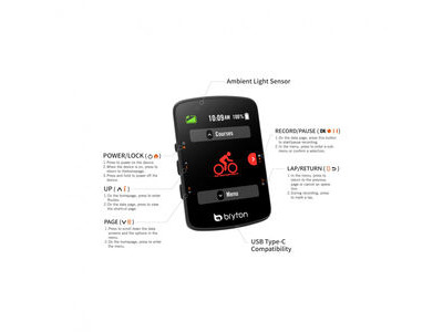 Bryton Rider 550 Device Only click to zoom image