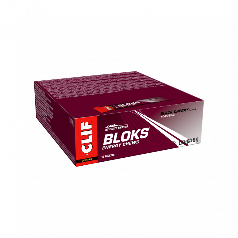 Clif Blok Energy Chews (18 Pack) Black Cherry