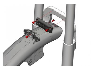 RRP Mudguards PROGUARD BOLT-ON - Fox 40 (Pre 2021) adapter click to zoom image