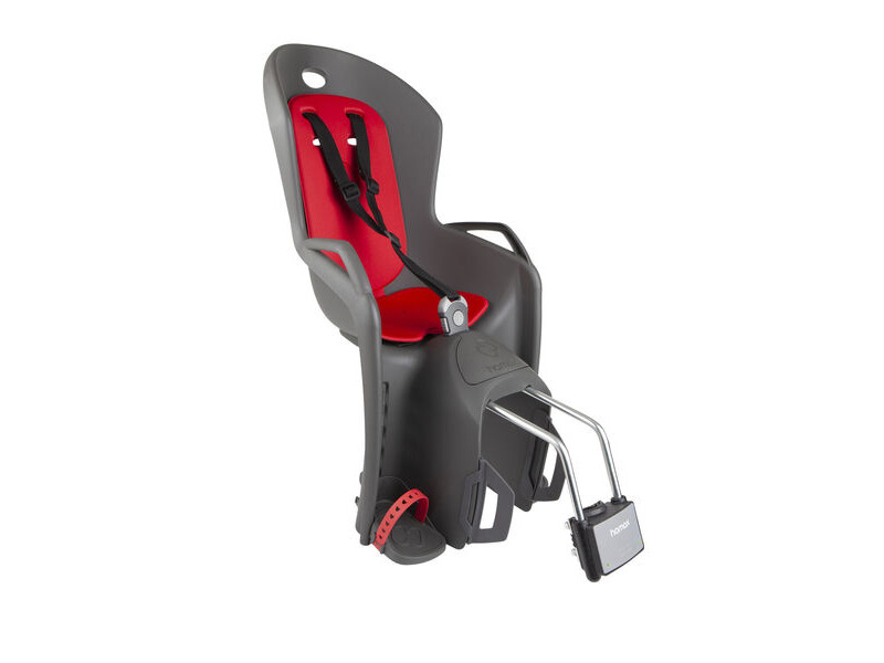 Hamax Amiga Child Bike Seat Dark Grey/Red click to zoom image