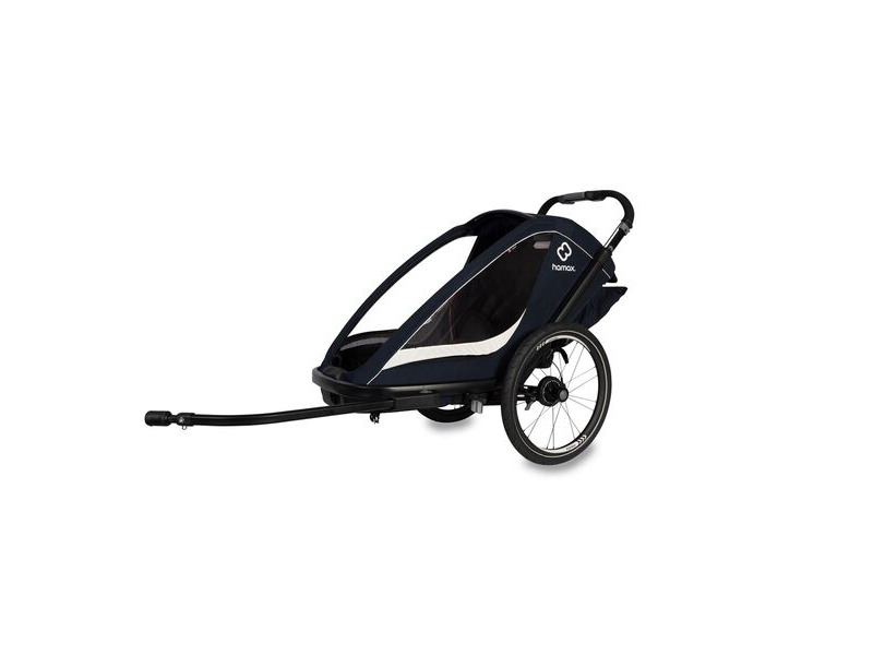 Hamax Breeze Child Bike Trailer White/Cream click to zoom image