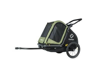 Hamax Pluto Dog Trailer Medium Green Medium
