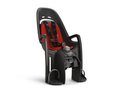 Hamax Zenith Relax Child Bike Seat With Carrier Adapter 2024: Grey/Red