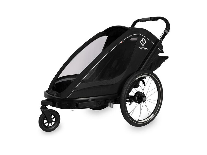Hamax Seats Breeze One Bicycle Trailer: Black click to zoom image