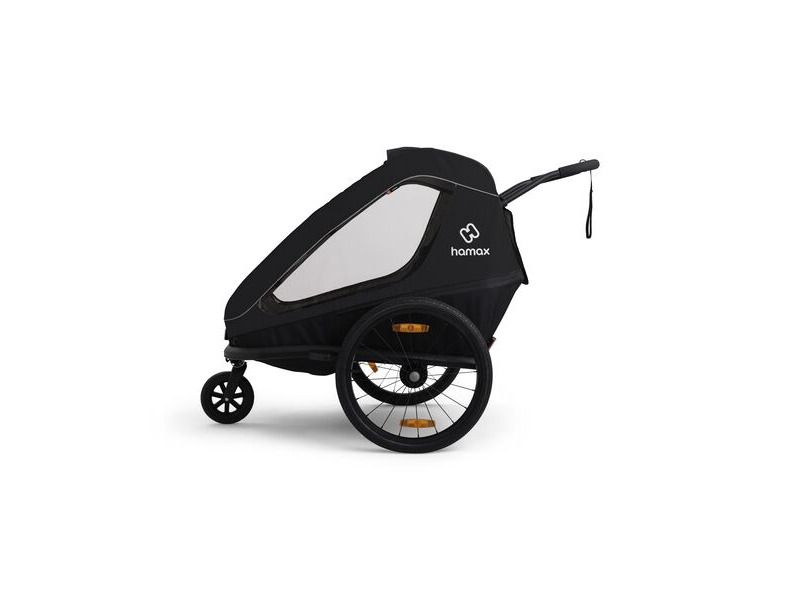 Hamax Seats Traveller Bicycle Trailer: Black click to zoom image