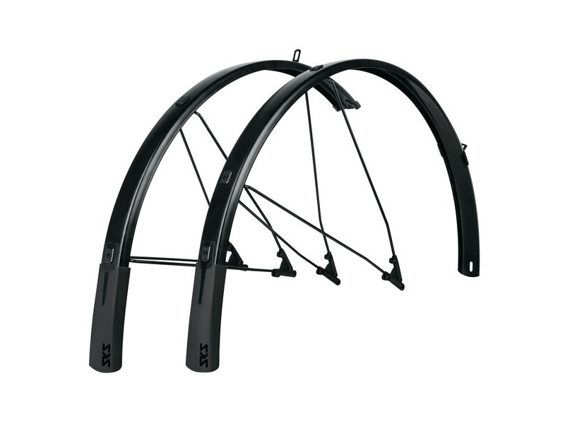 SKS Bluemels Style 28" Mudguard Set Black click to zoom image