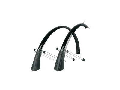 SKS Commuter Mudguard Set With Spoiler Black 28"