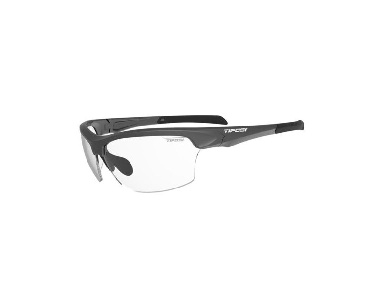 Tifosi Optics Intense Single Lens Sunglasses Matt Gunmetal/Clear click to zoom image