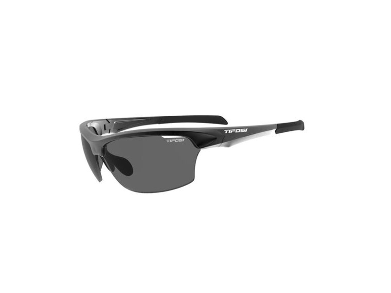 Tifosi Optics Intense Single Lens Sunglasses Gloss Black/Smoke click to zoom image