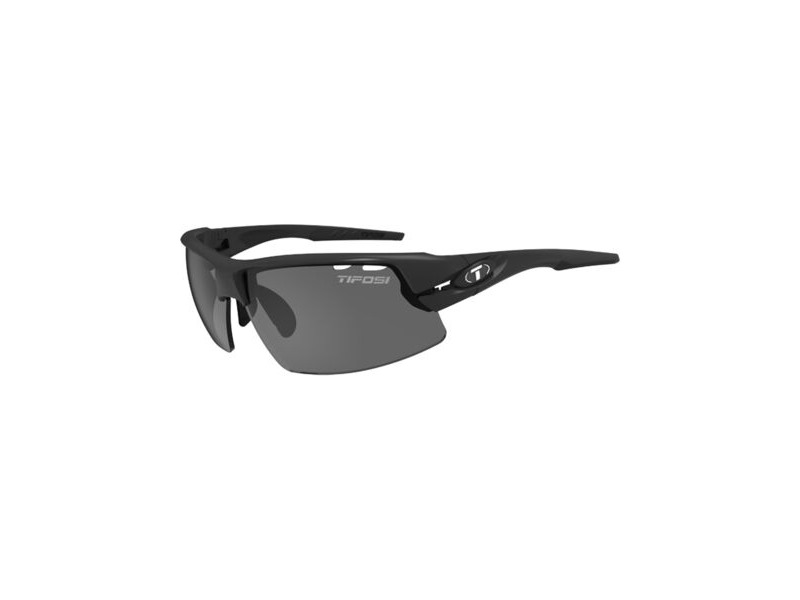 Tifosi Optics Crit Half Frame Matt Black Sunglasses Matt Black click to zoom image