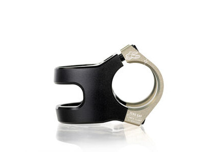 Renthal Apex v2 MTB Stem +/-6 Deg, 31.8mm 2pc Bar Clamp, CNC 2014 Alloy. 40mm Black/Gold  click to zoom image