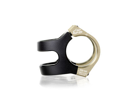 Renthal Apex v2 MTB Stem +/-6 Deg, 35mm 2pc Bar Clamp, CNC 2014 Alloy. 33mm Black/Gold  click to zoom image