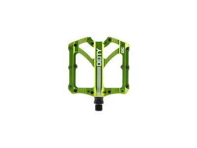 Deity Bladerunner Pedals 103x100mm  GREEN  click to zoom image