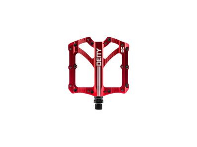 Deity Bladerunner Pedals 103x100mm  RED  click to zoom image