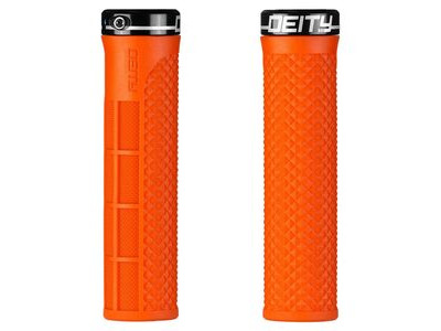 Deity Lockjaw Grips  ORANGE  click to zoom image