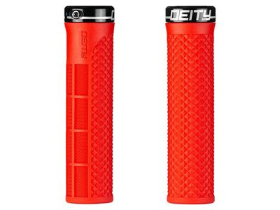 Deity Lockjaw Grips  RED  click to zoom image