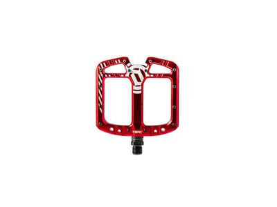 Deity Tmac Pedals 110x105mm  RED  click to zoom image