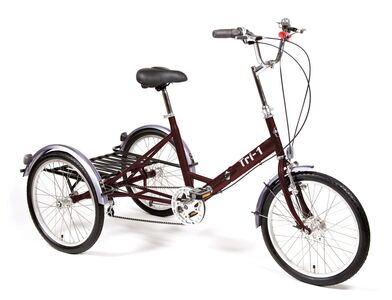 Pashley Tri-1 7 Speed 17" Burgandy  click to zoom image