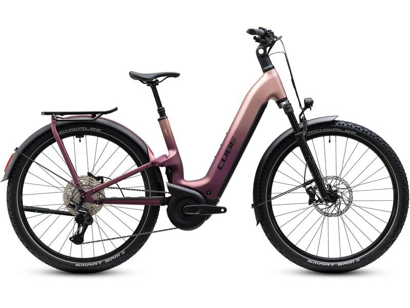 Cube Bikes Nuride Hybrid One11 Hpc Slx 800 Mauve/black click to zoom image