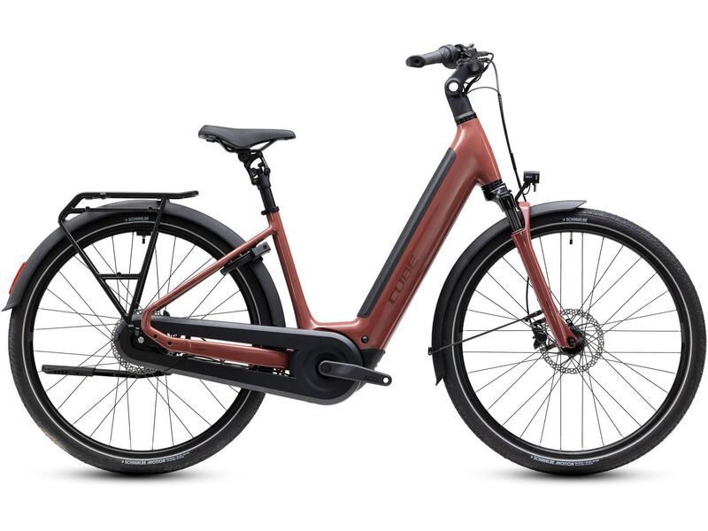 Cube Bikes Supreme Hybrid Comfort Pro 600 Burgundy/claret click to zoom image