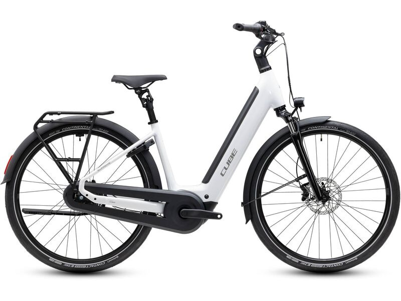 Cube Bikes Supreme Rt Hybrid Comfort Ex 600 Metallicwhite/reflex click to zoom image