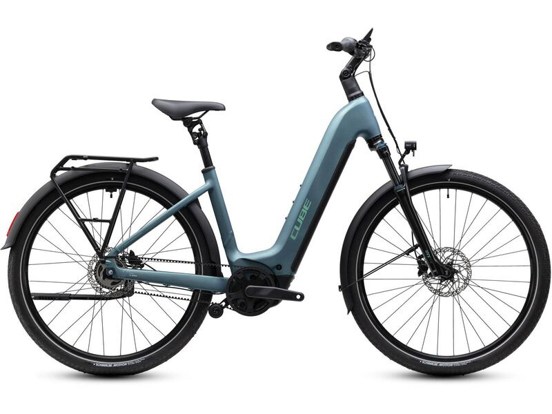 Cube Bikes Touring Hybrid Deluxe Slx 800 Greengranit/green click to zoom image