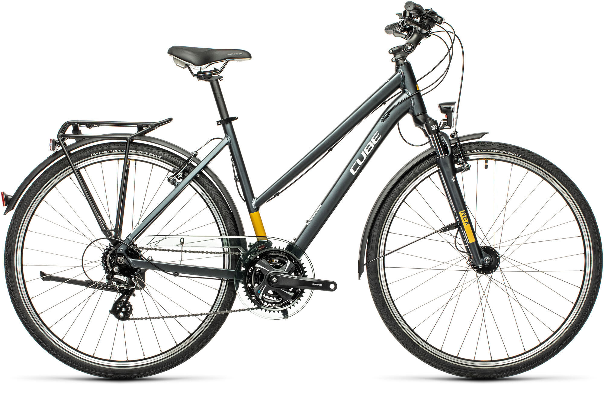 fahrrad trekking cube touring damen schaltung