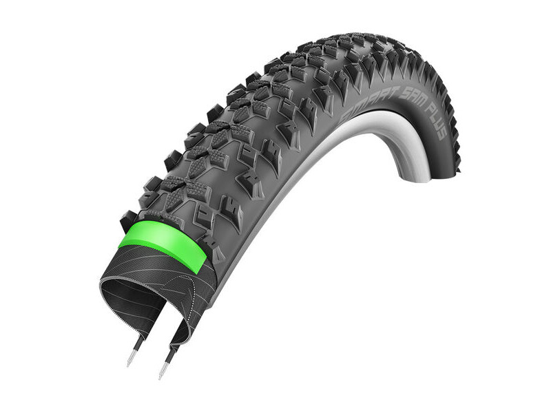 Schwalbe Tyres Smart Sam Plus 26 x 2.25 GreenGuard Addix SnakeSkin Wired click to zoom image