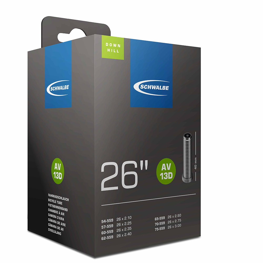 Schwalbe Tyres AV13D Inner Tube 26 x 2.10 x 3.00