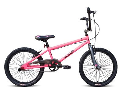 Tiger Cycles UC X-UP 20 9.5" Matte Pink / Black click to zoom image